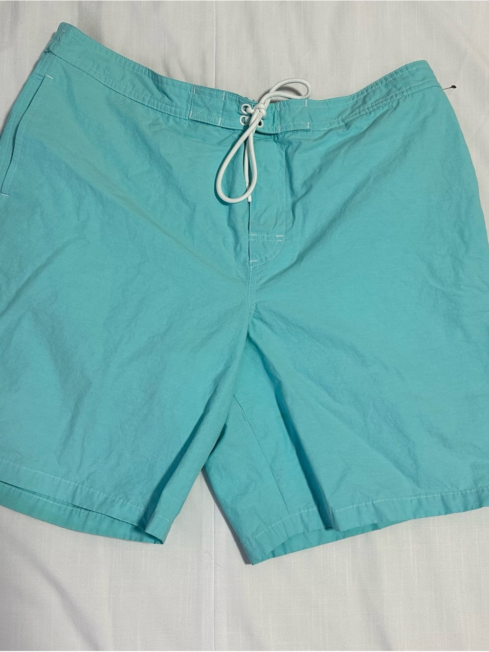 Men's Athletic Swim Shorts - Aqua Blue